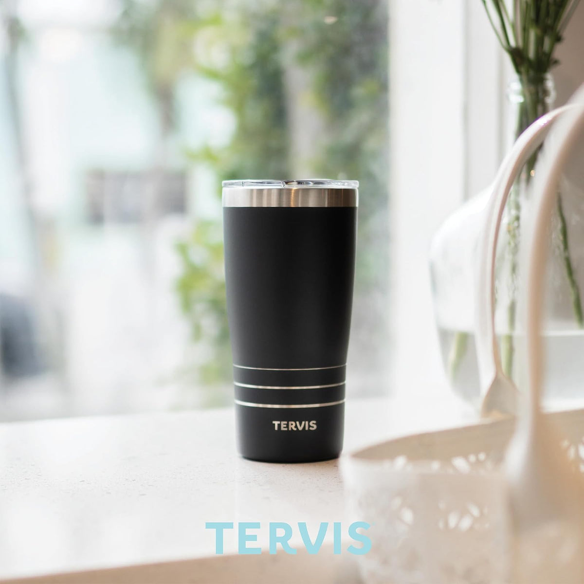 Tervis Traveler NFL San Francisco 49ers - MVP - Vaso de viaje con aislamiento de triple pared, mantiene las bebidas frías y calientes, 20 onzas, acero inoxidable
