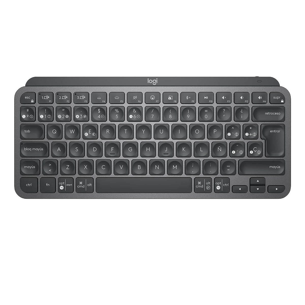 Logitech MX Keys Mini Teclado inalámbrico retroiluminado - Negro - Teclado