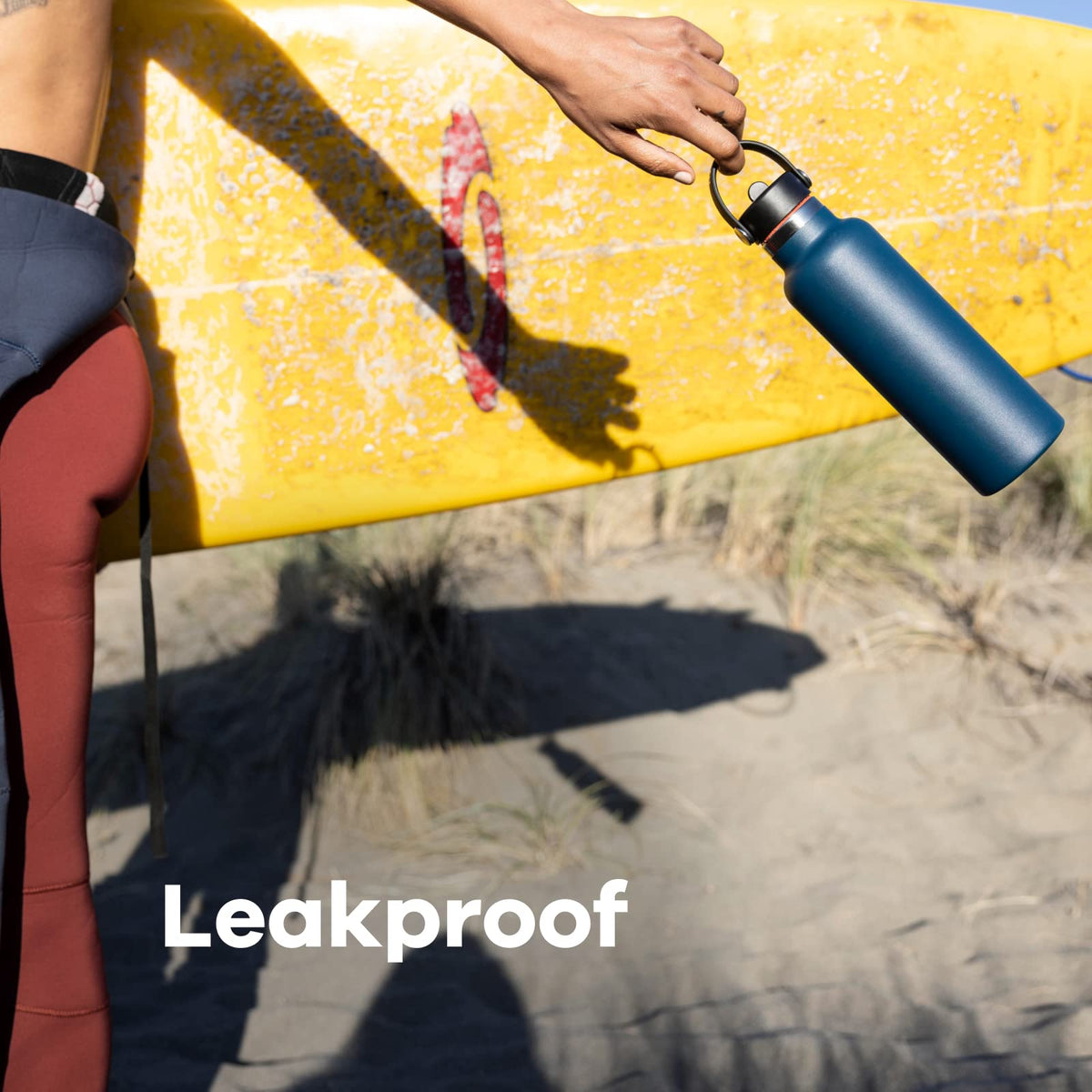 Hydro Flask Tapa de Paja Flexible Estándar 24 oz | Cierre hermético, aislamiento al vacío TempShield, materiales de grado alimentario