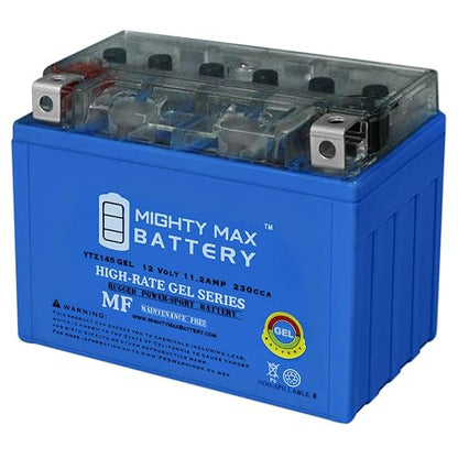 Mighty Max Battery YTZ14S Gel 12V 11.2Ah 230CCA SLA Power Sport Batería Producto Marca