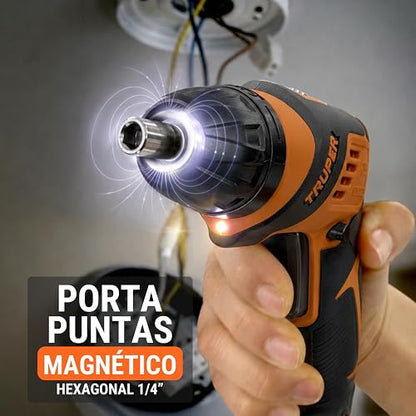 Truper DESI-36X, Destornillador inalámbrico 2 posiciones, 3.6 V