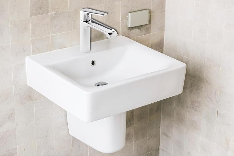URREA 100CL Monomando Corto para Lavabo, Acabado Cromo