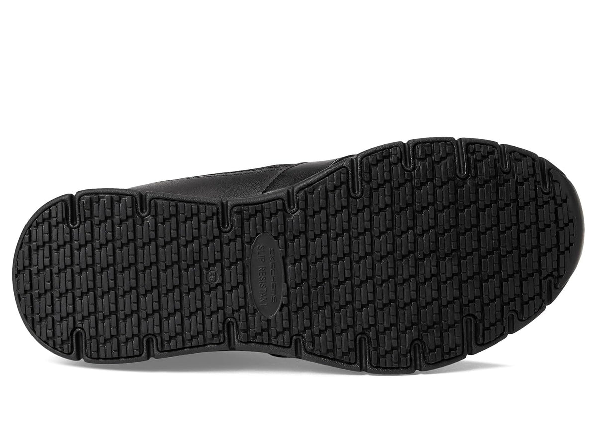 Skechers Nampa-wyola Zapatos para Servicio de Alimentos para Mujer | Trabajo, antideslizante, peligro eléctrico, ajuste relajado, espuma viscoelástica