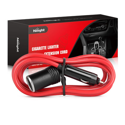Nilight 250 Conectores de Pala Termorretráctiles 22-10 AWG - Cigarette Lighter Extension Cord