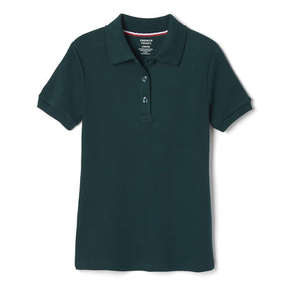 French Toast Playera Polo Uniforme Escolar para Niña - 14-16 - Verde cazador