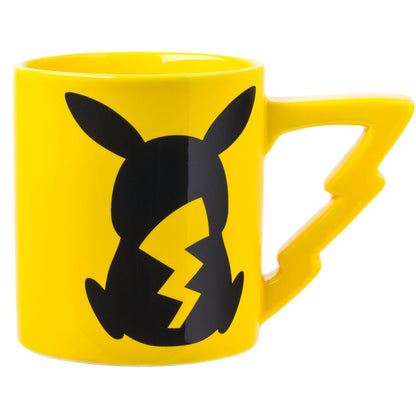 Silver Buffalo Taza de Cerámica Esculpida Pokémon 20 oz, Diseños Coleccionables - tornillo de iluminación Pikachu de 20 onzas esculpido