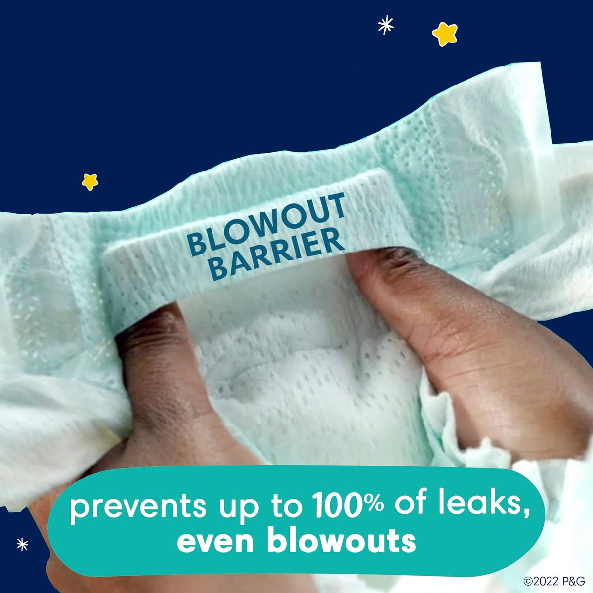 PAMPERS ZZZ Pañales Unisex Desechables Noche Etapa 7, 36 Uds, Bebé +19 Kg