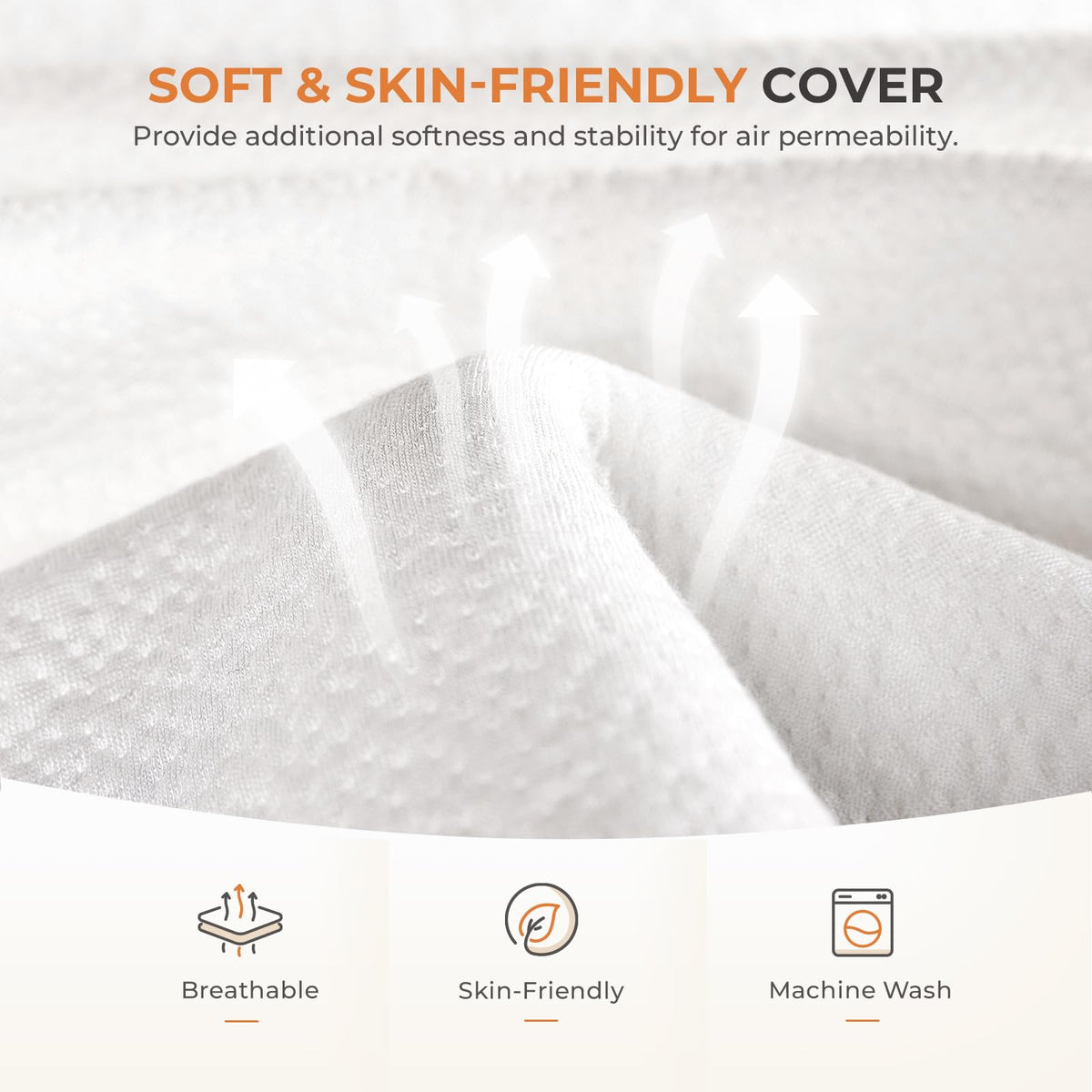 Sweetnight colchón Plegable de Tres Pliegues de 4 Pulgadas con Funda Plegable y Lavable | Medio Firme con diseño Antideslizante | Adecuado para Viajes en RV, Camping, Invitados