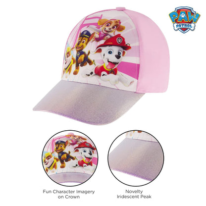Nickelodeon - Gorra de béisbol para niñas, Gorra Ajustable para niños de 2 a 4 años