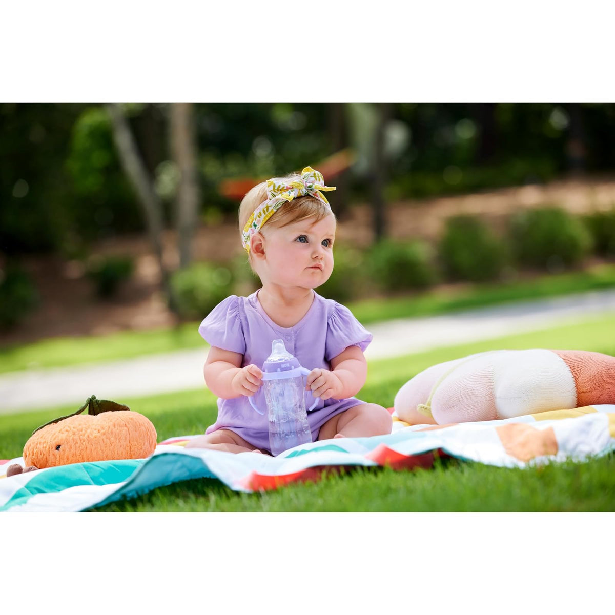 NUK - Taza grande Tritan para aprendices, 10 onzas, más de 8 meses, sin BPA, a prueba de derrames