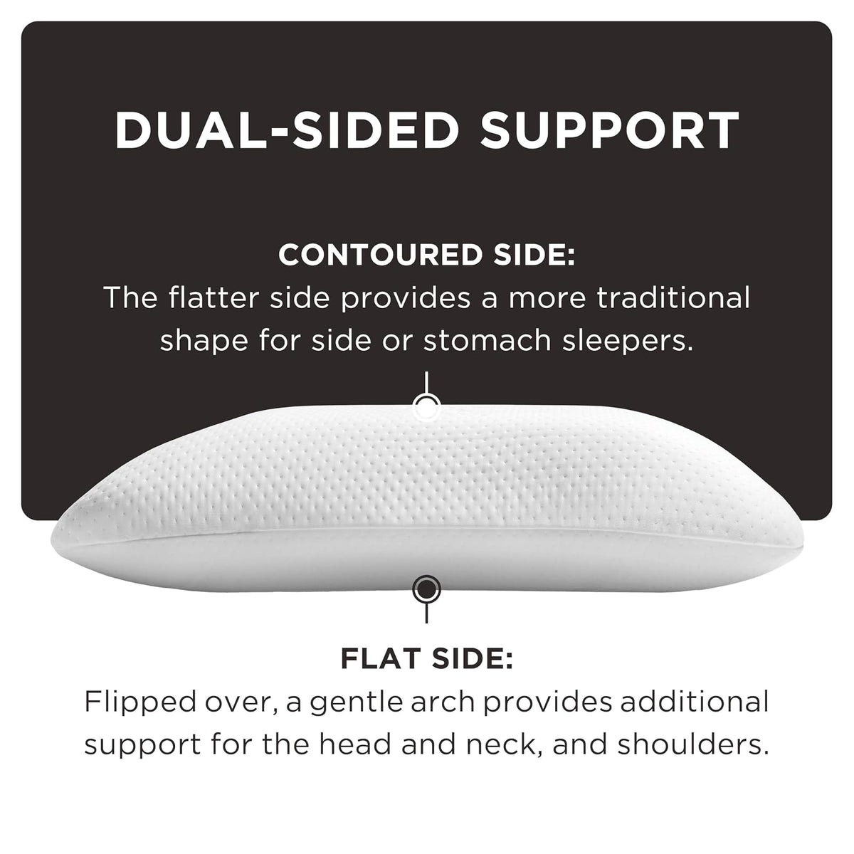 Tempur-Pedic Almohada soporte suave, cubierta lavable