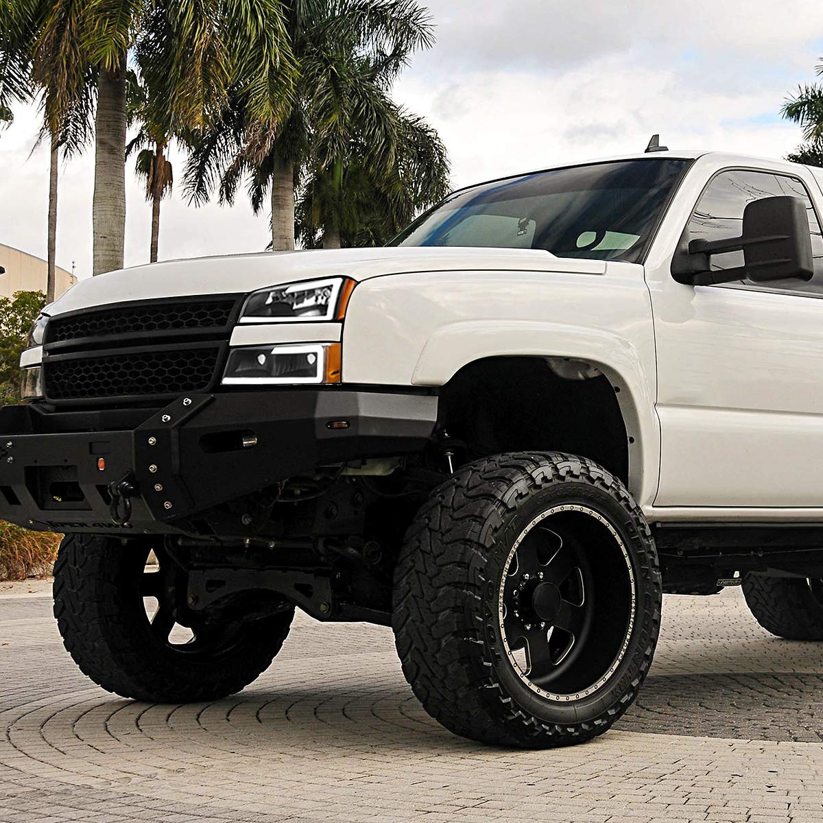 PM Performotor Juego de Luces LED DRL para Faros Delanteros Avalanche/Silverado 1500-3500 HD