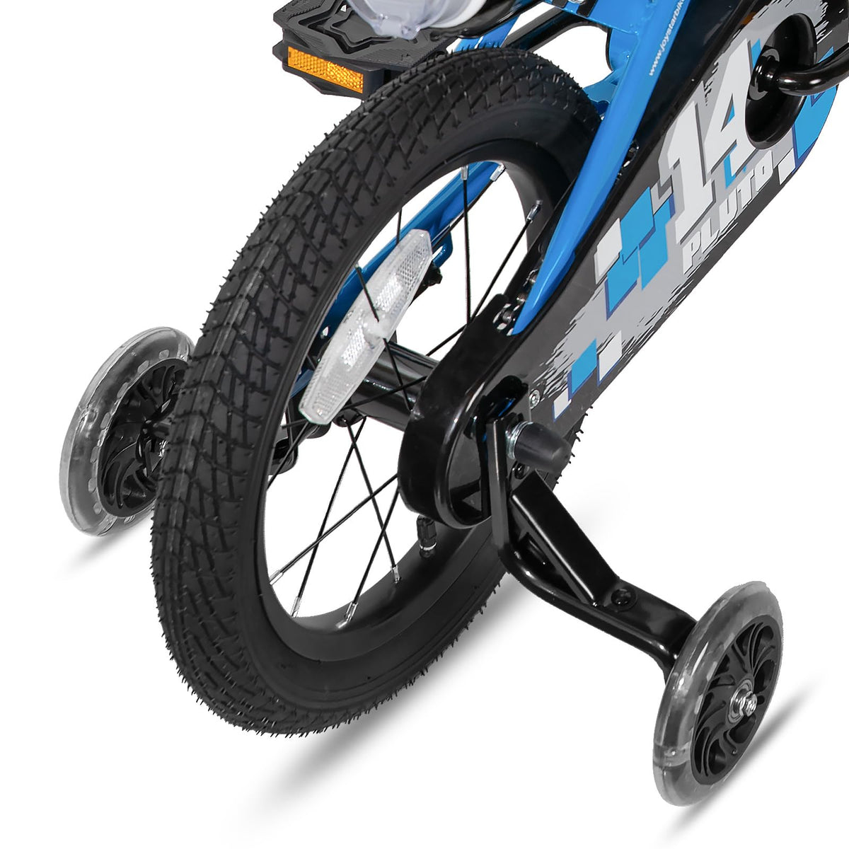 JOYSTAR Pluto - Bicicleta Infantil para niños y niñas de 3 a 12 años con Ruedas de Entrenamiento para de 12, 14, 16, 18, 20 Pulgadas, Bicicleta BMX Freestyle para niños