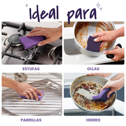 Scotch-Brite Command 3M Sujeta Esponja de Cocina Fibra Esponja Extrema Chico 1 Pieza