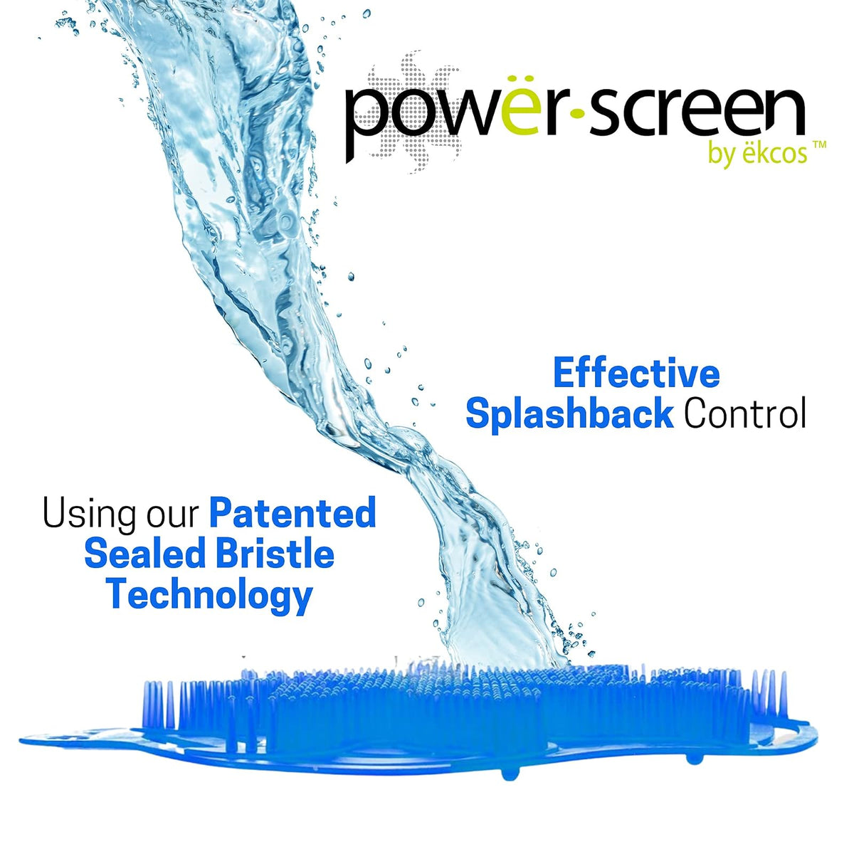 power screen PWR-3B-10 Diversey 30 Day Premium Anti-Splash Urinal Screen and Deodorizer - Fits Most Top Urinal Brands, 8" x 7" Blue/Fresh (10 Pack)