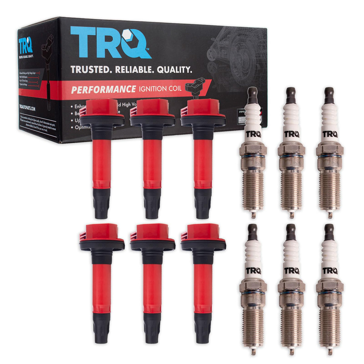 TRQ Performance - bocinas de encendido y bujías para Ford 12-19 Lincoln 2011-2019