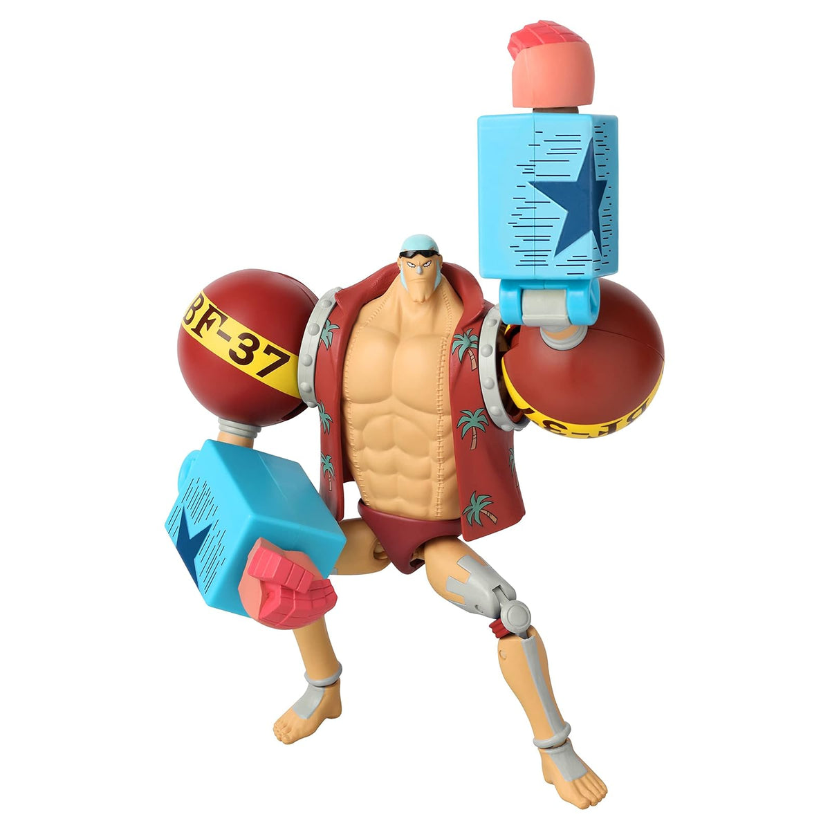 Bandai Anime Heroes Figura Articulada 6.5 Pulgadas - Una pieza - Franky