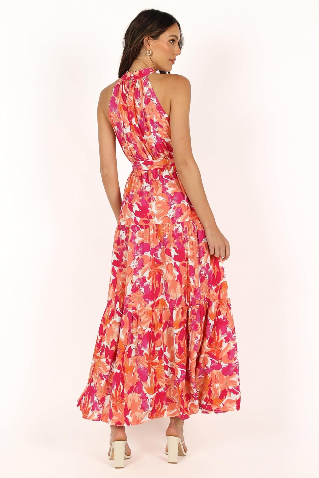 Petal & Pup Vestido Maxi Halter Caroline Vestido para ocasión Especial Mujer
