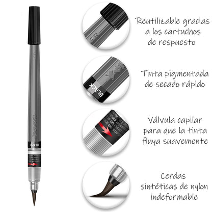 Pentel de México GFPBP-101 Plumines, pack of/paquete de 1