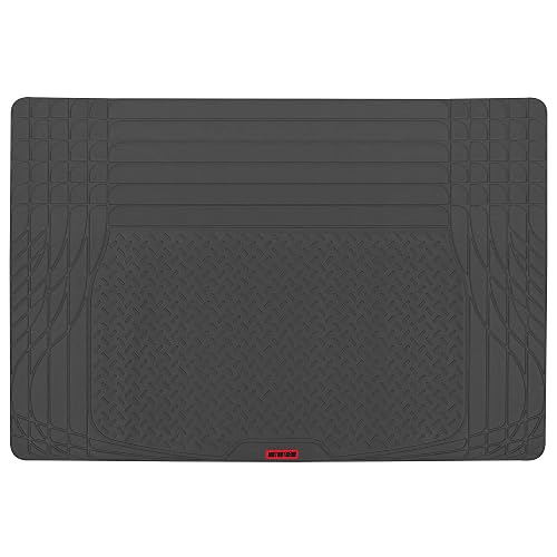 Motor Trend MTMT-680-BK FlexTough TrunkShield Alfombrilla para Maletero Todo Clima para SUV y Sedán, Negro