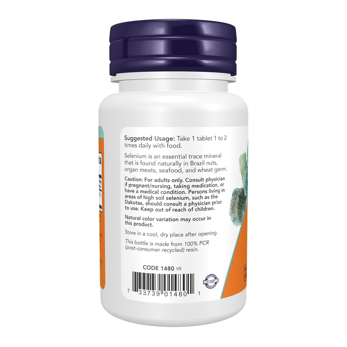 Tabletas de Selenio 100mcg 100 pz