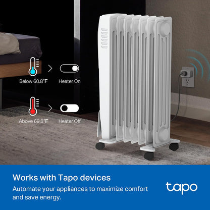 TP-Link Tapo T315 Sensor de temperatura y humedad con pantalla E-Ink de 2.7″, almacenamiento gratuito de datos en la nube para grabar hasta 2 años, compatible con Alexa (Requiere Hub)