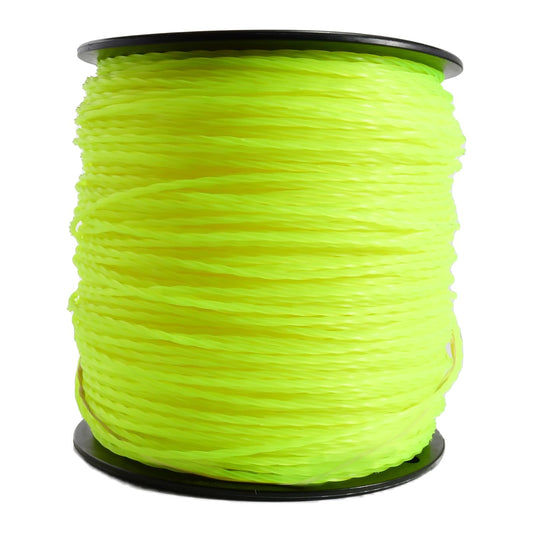 MaxPower 338832 - Línea de recortadora trenzada de 0.06 pulgadas de diámetro x 855 pies de largo, carrete de aproximadamente 3 libras, amarillo