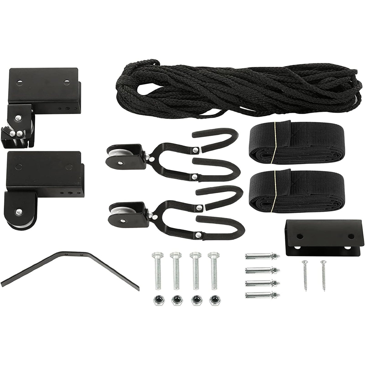 Kayak Storage Hoist - Overhead Pulley System with 125lb Capacity for Canoes, Bikes, Ladders, and More - For up to 12-Foot Ceilings by RAD Sportz