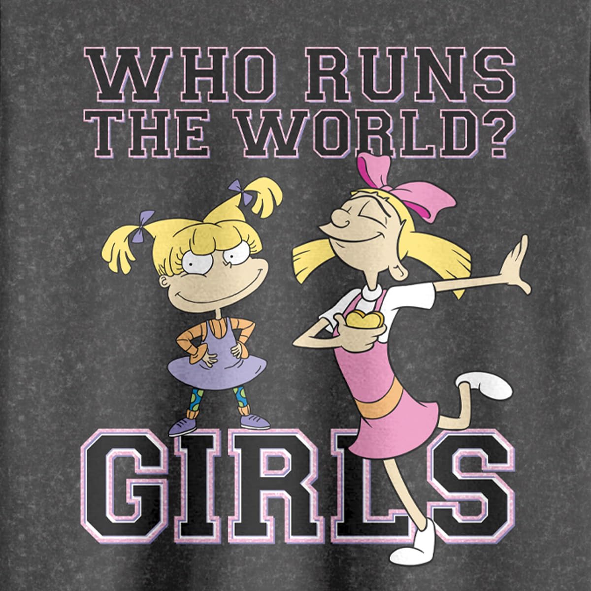 Nickelodeon Angélica & Helga Playera Casual para Niñas y Adolescentes