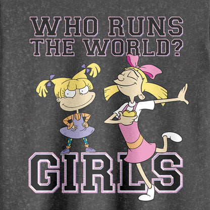 Nickelodeon Angélica & Helga Playera Casual para Niñas y Adolescentes