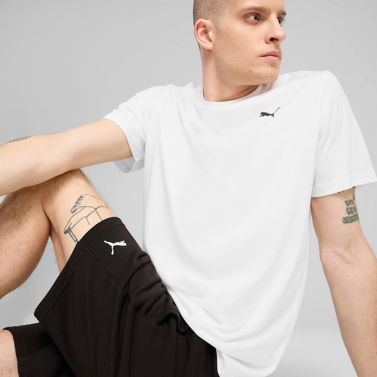 PUMA M TAD Essentials Solid Cat tee (LC Small Cat)