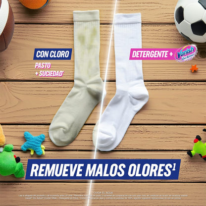 Vanish Quitamanchas Desinfectante para Ropa Blanca en Polvo de 1.8 kg