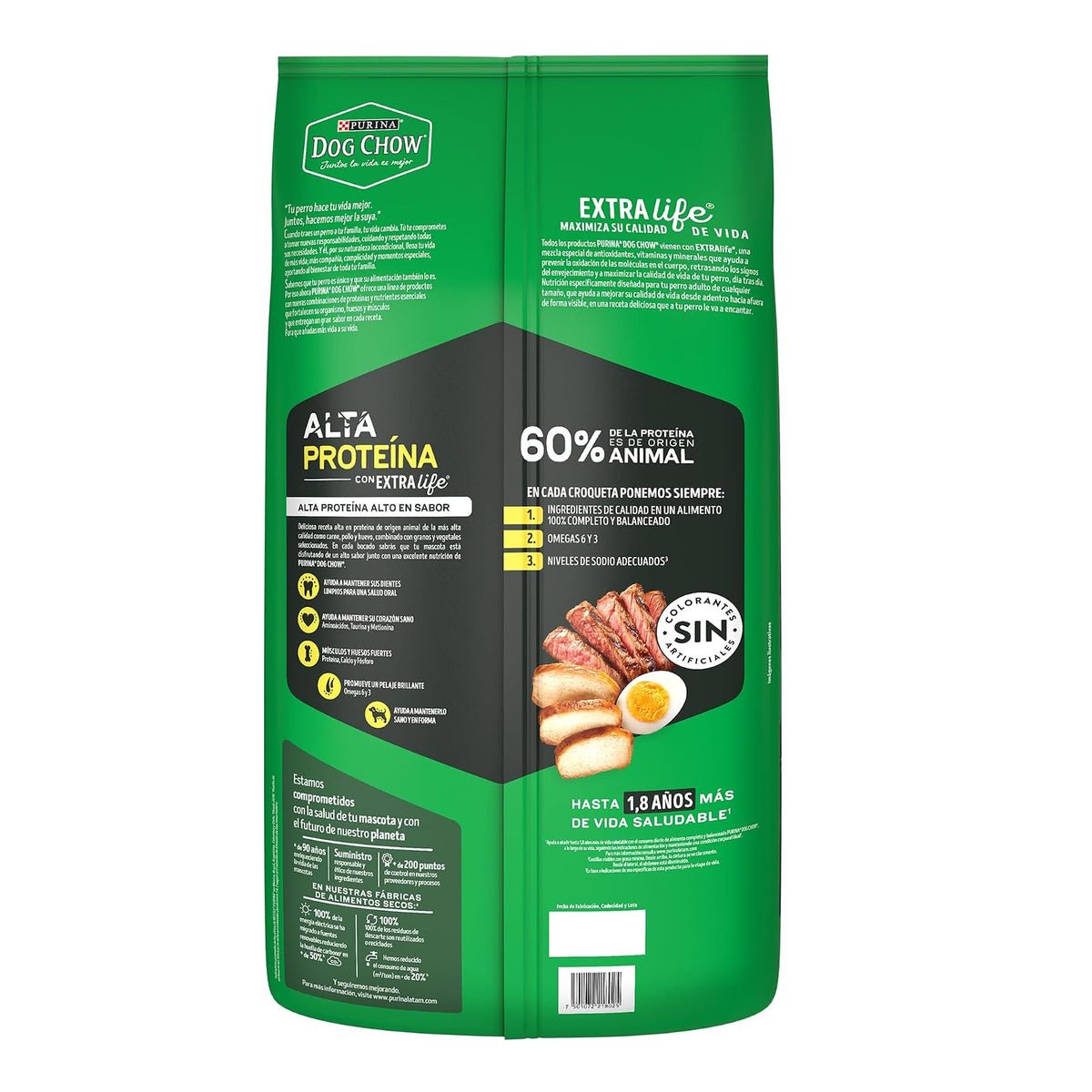 Dog Chow Adulto Alta Proteina 10kg N1 MX