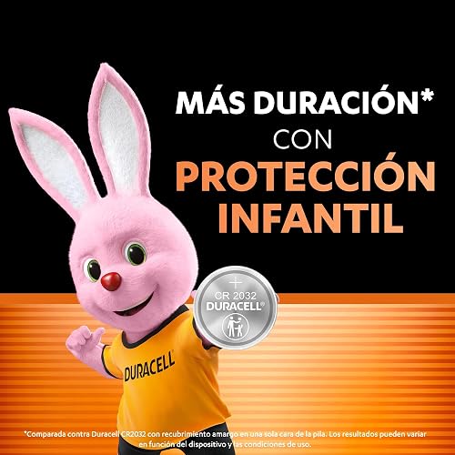 Pila Botón de Litio CR2032 - Pack x6 - Duracell Dura Más