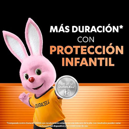 Pila Botón de Litio CR2032 - Pack x6 - Duracell Dura Más