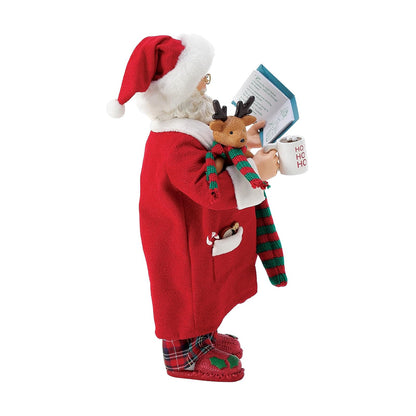 Department 56 Possible Dreams Sports and Leisure Figura de Papá Noel Mi Cuento Favorito para Dormir, 10,5 Pulgadas, Multicolor
