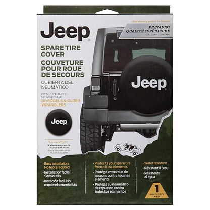 Plasticolor 000793R01 Jeep Premium Cubierta de Neumático de Repuesto, Negro