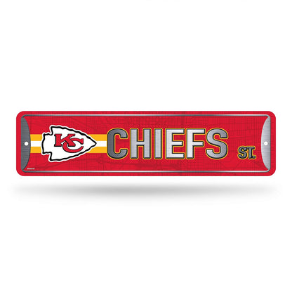 Rico Industries Placa Metálica Decorativa NFL - Jefes de Kansas City