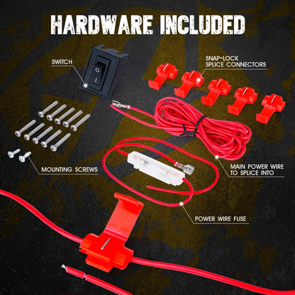 Xprite Juego de Luces de Marcha con 16 LED Color Ámbar para Camionetas SUV SL-745N-G3-Y