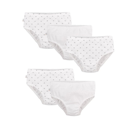 Baby Creysi Pantaleta Manga Larga para Bebé Niña Pack de 6 Algodón Hipoalergénico
