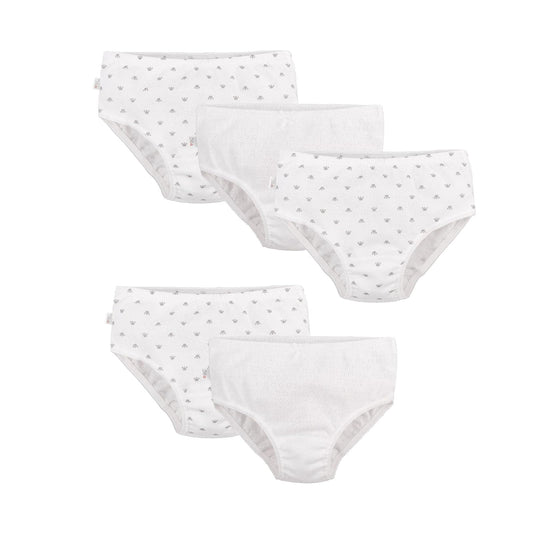 Baby Creysi Pantaleta Manga Larga para Bebé Niña Pack de 6 Algodón Hipoalergénico