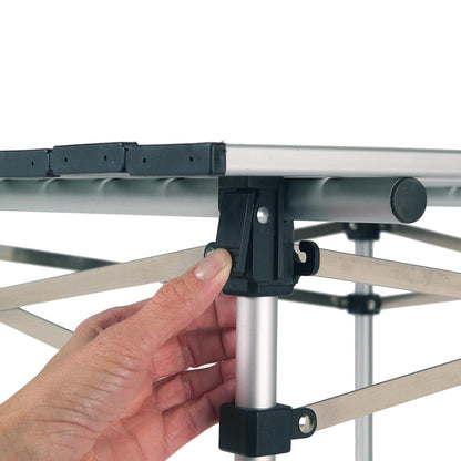 Coleman - Mesa Plegable para Exteriores | Mesa de Camping de Aluminio ultracompacta, Blanca