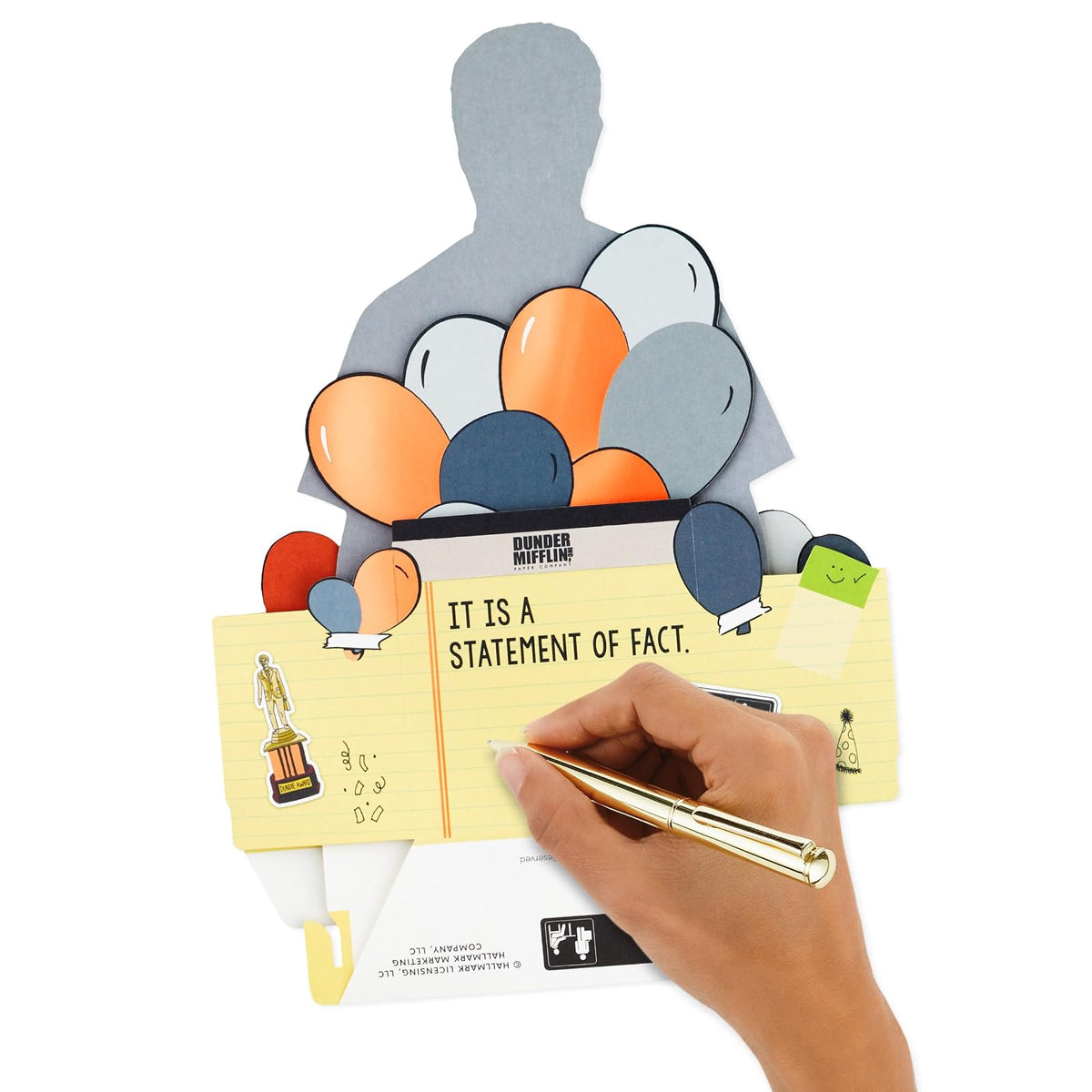 Hallmark Paper Wonder Tarjeta de cumpleaños emergente divertida (The Office, Dwight Schrute)