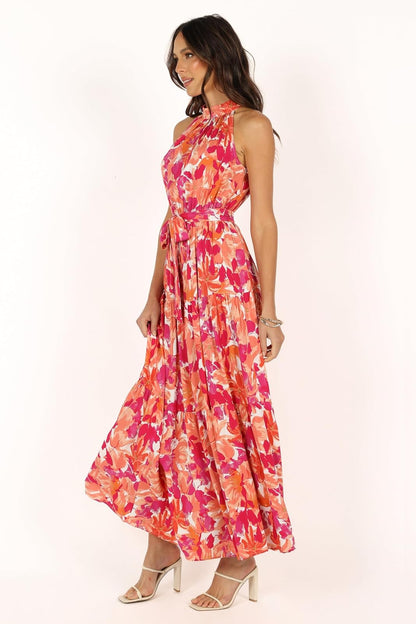 Petal & Pup Vestido Maxi Halter Caroline Vestido para ocasión Especial Mujer