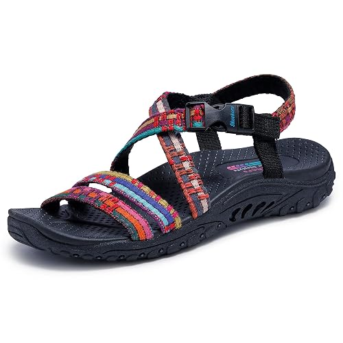 Skechers Reggae - Sew Me - Boho tejido con tiras destalonados Sandalia para Mujer