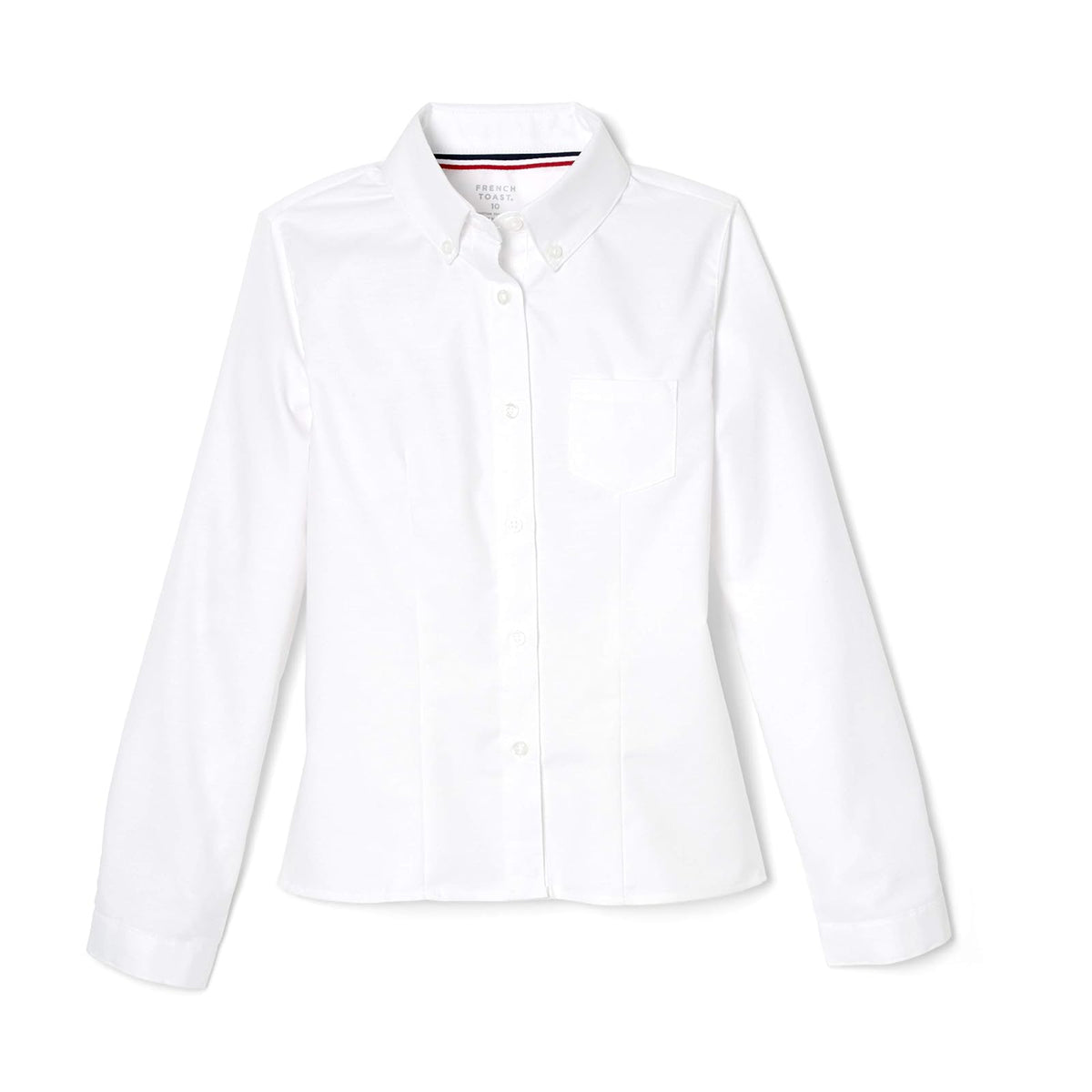 French Toast Blusa Oxford de Manga Larga Camisa Abotonada para Niñas