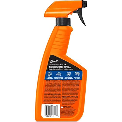 Armor All - Limpiador de ambientador de Automóvil con protección UV contra Grietas y decoloración, Niebla Fresca, 16 onzas líquidas