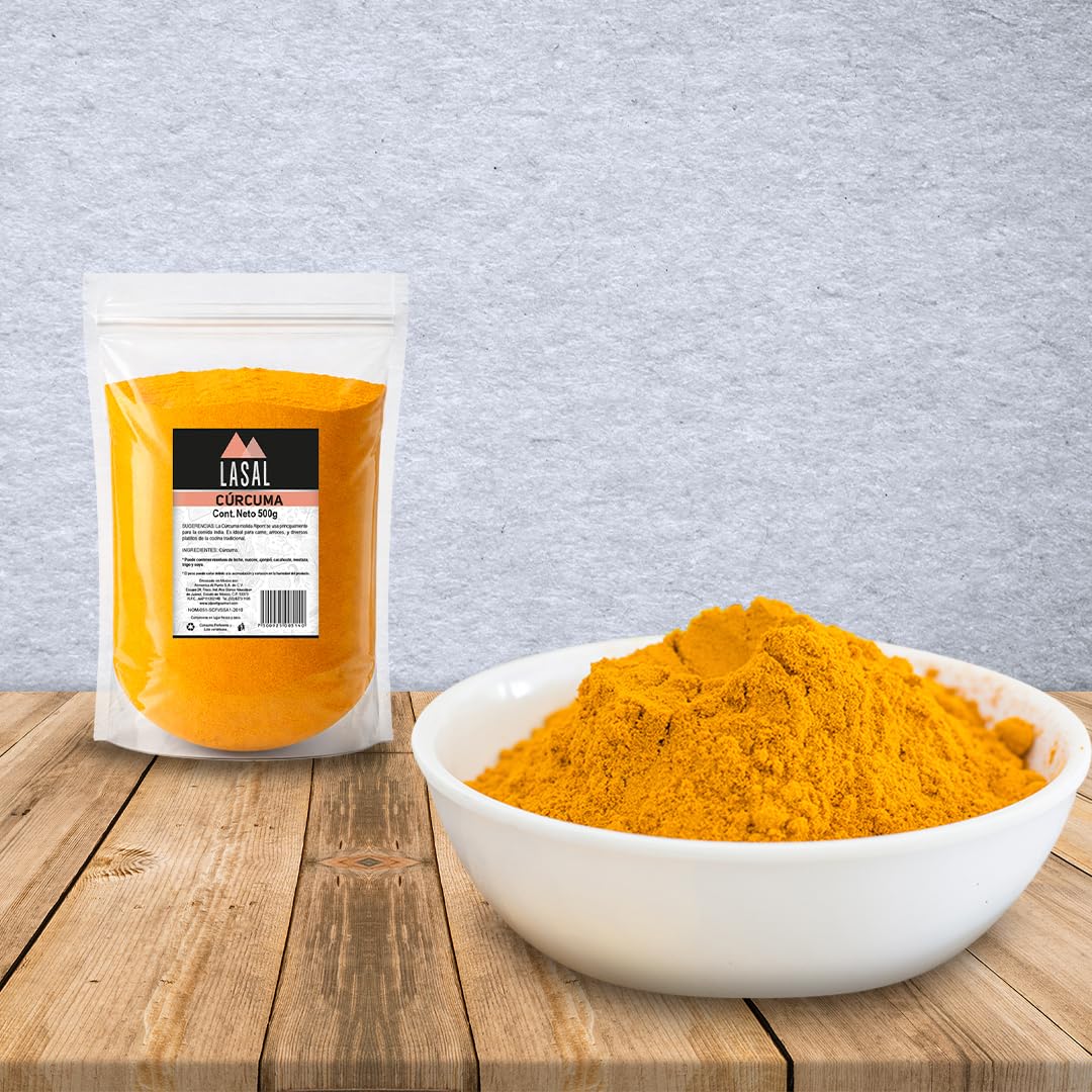 LASAL Cúrcuma Molida 500 Gramos