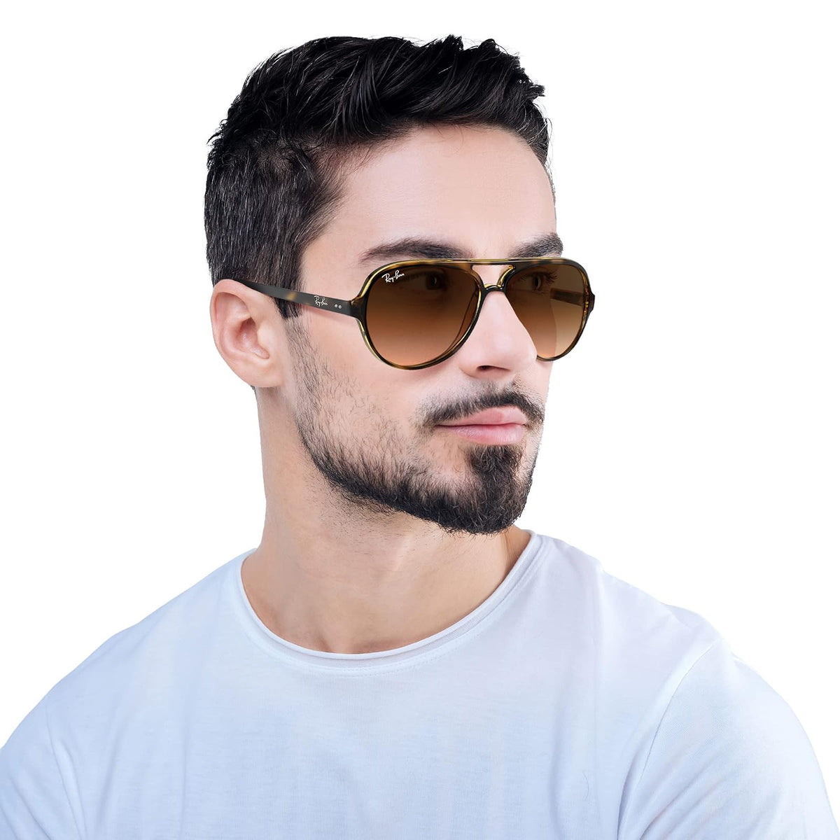Ray-Ban RB4125 Cats 5000 Sunglasses 59 mm, Non-Polarized