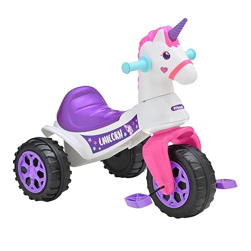 Triciclo, Prinsel, Racer Unicornio, Blanco, De 2 a 6 Años